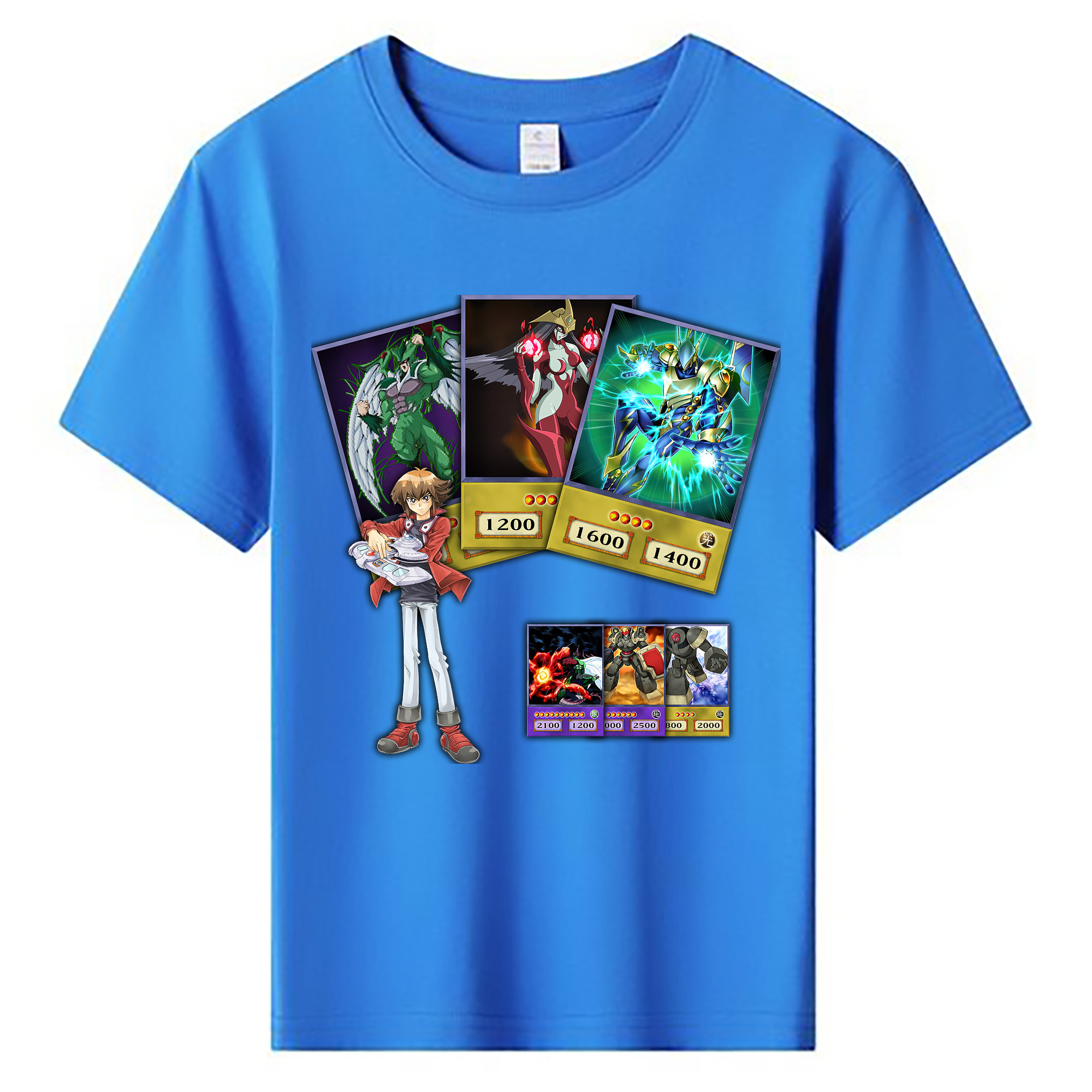 （画像用） 遊☆戯☆王 Yu-Gi-Oh! 綿100％キッズTシャツ（フロントプリント）